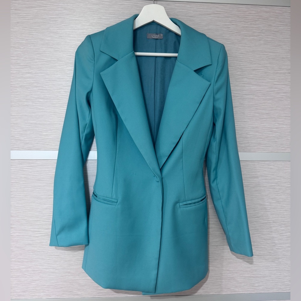 LICHI Suit Jacket ( Part Of A Set if wanted to) In Small Size - Picture 4 of 12